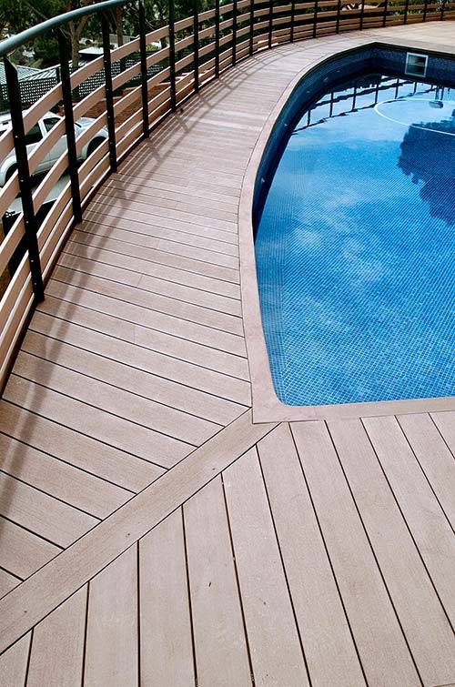 piscina de exterior Piscinas de exterior madera tecnológica